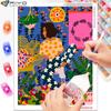 5D Diamant Malerei Tropical Bunte Mädchen Blume Diamant Stickerei Wand Kunst Kreuz Stich Bilder Für Wohnzimmer Wohnkultur quadro