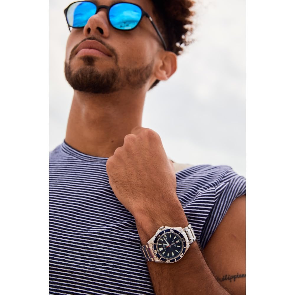 Citizen Watches One Size Silver Men's BN0191-55L Eco-Drive