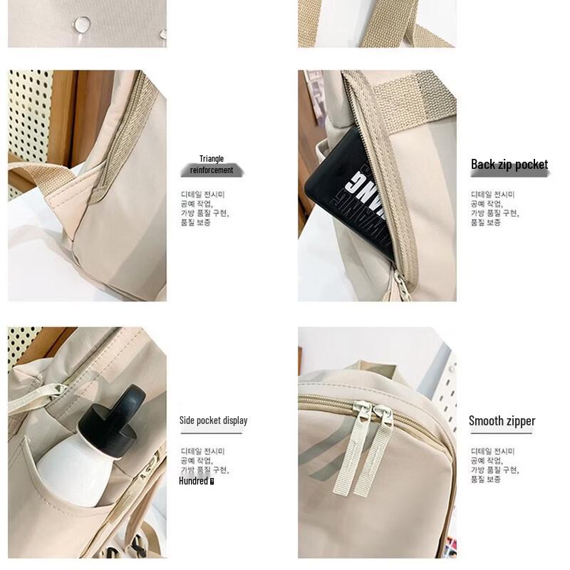 Kalog College Style Nylon Student Backpack