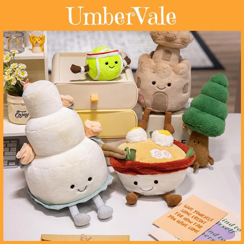 Giocattolo di Peluche Unico 12cm Divertente Forma di Noodle Ramen Design Realistico e Creativo