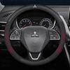Auto Wildleder Kohlefaser Leder Lenkradabdeckung für Outlander Pajero Asx Lancer EX Evolution L200 Triton RALLIART
