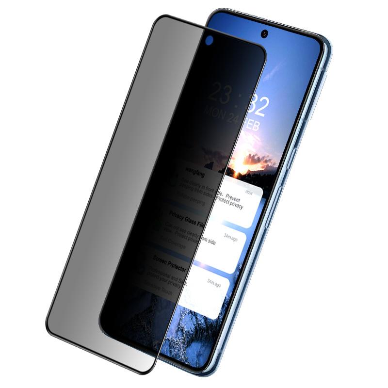 IMAK For Google Pixel 8 Pro Anti-spy Tempered Glass Screen Protector Full Cover Screen Film