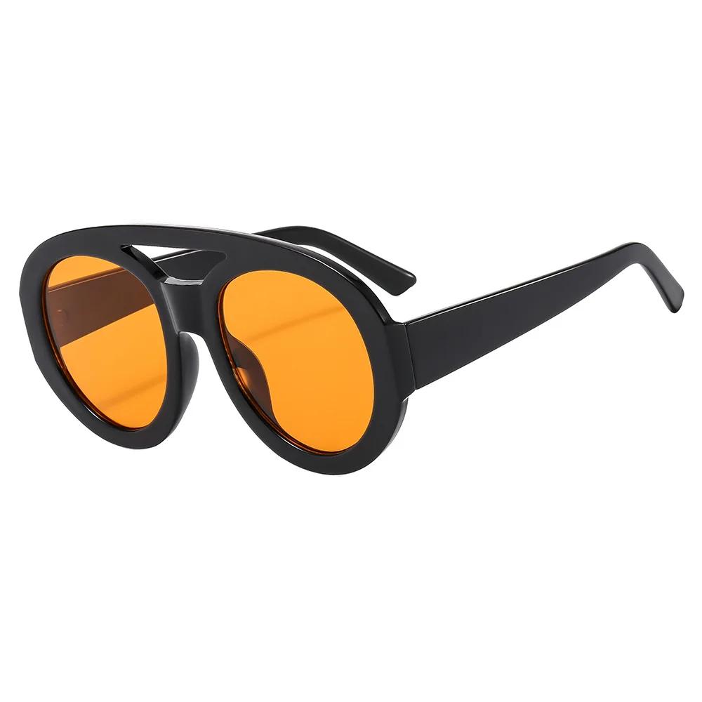 

Мужские солнцезащитные очки с очень большой оправой, классические, с большой оправой, спортивные, винтажный дизайн бренда, оттенки, защита от ультрафиолета UV400, модные очки 1PC