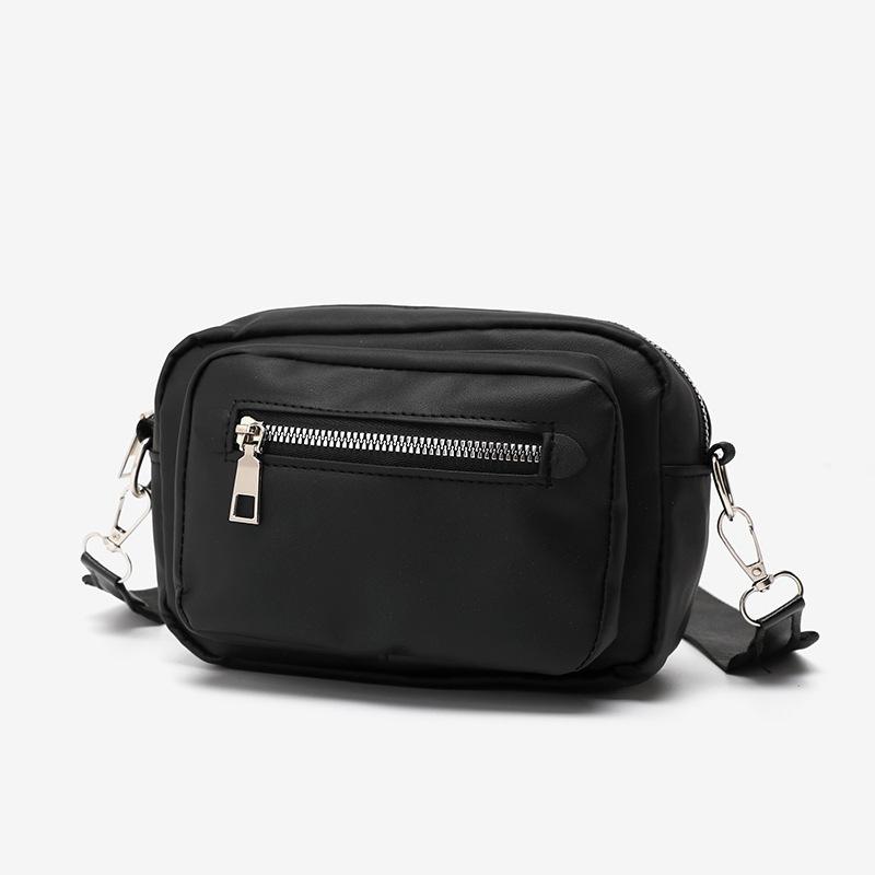 Simple Women's Messenger Bag New Fashion Casual Large Capacity Solid Color Change Bag Pendant Shoulder Bag