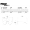 Women's sunglasses, personalized hip-hop street glasses, new fashionable driving beach sunscreen men's sunglasses