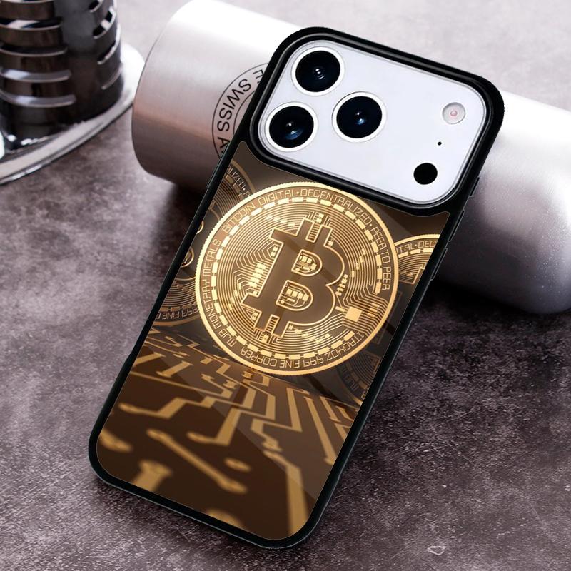 Bitcoin Phone Case For iPhone 17 16 15 14 13 12 11 Pro Max Plus 17Air Soft Silicone Cover