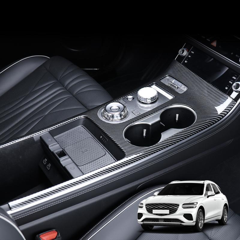 For Genesis GV70 2025 Left-Hand Drive ABS Central Console Gear Shift Panel Frame Trim Cover Car Accessories