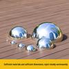 304 Stainless Steel Mirror Finish Hollow Hemisphere Decoration Ball