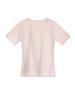 LA MAISON STUDIO Ribbed Short Sleeve T-Shirt Pink (Fcg2Ts765W)