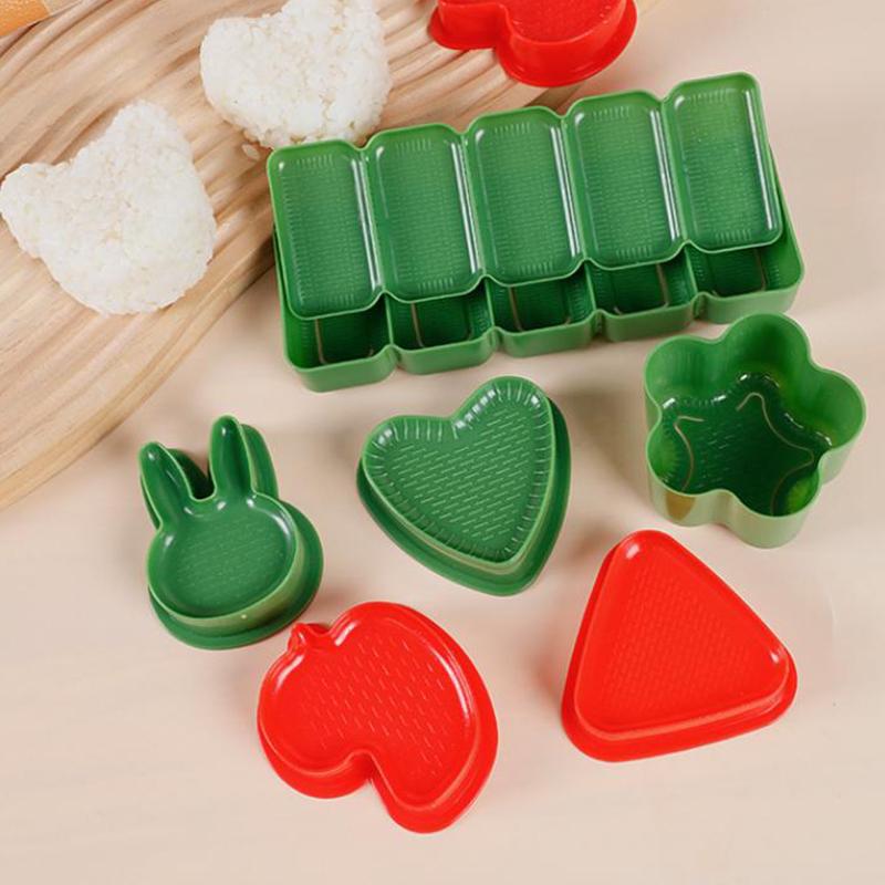 Cute Sushi Tools Onigiri Molds Rabbit Animal Shape Sushi Kids Rice Mashed Potato Pumpkin Mash Baking Supplies Kitchen Gadgets
