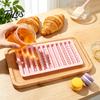 Easy Release Ice Cube Trays Silicone Twist Pretzel Mold, 12 Cavity Cake Chocolate Rod Candy Baking Tray, Kitchen Supplies for Crafts Soap Crayon