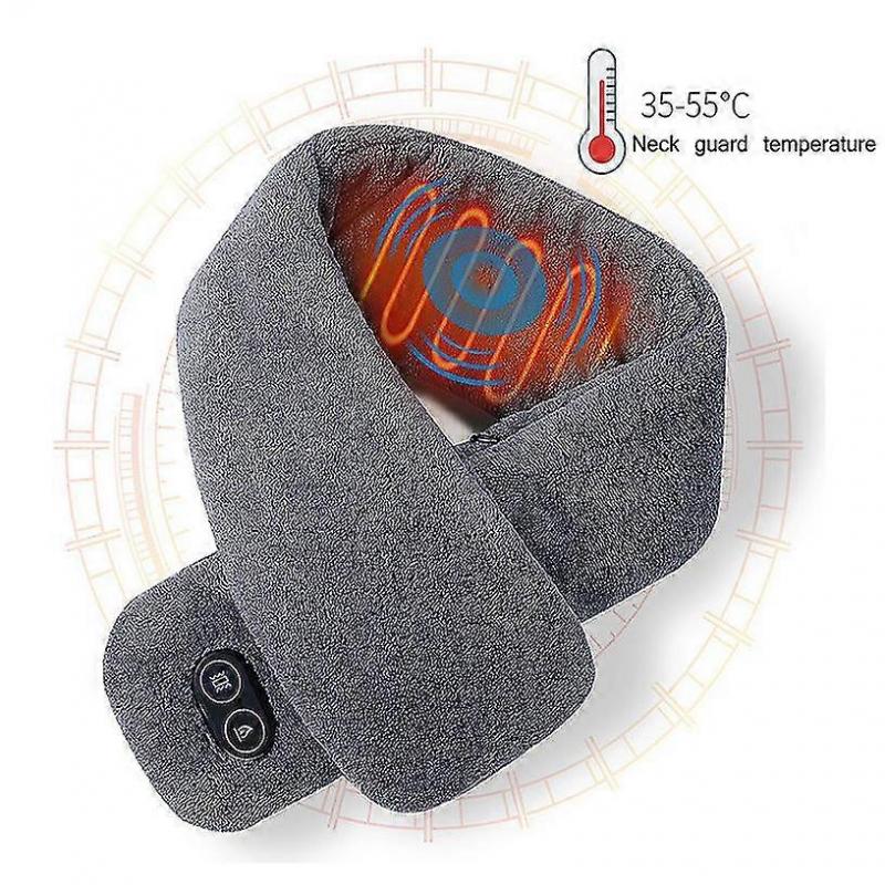 Fever Heating Massage Scarf Men And Women, Winter New Warm Usb Charging