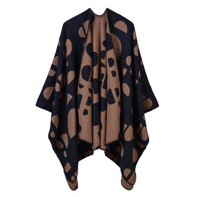 RUIVE Womens Loose Cape Coats Windbreaker Casual Belt Cardigan Plain Cloak Patchwork Open Front Jackets