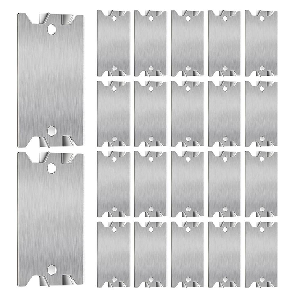 50X Safety Nail Plate For Wood Studs Cable Protector Plate Steel Safety Plate For Wood Stud  Nail  Plate