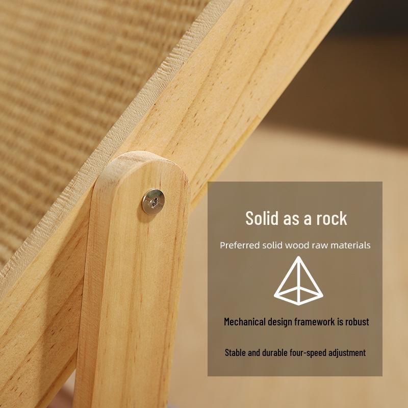 Sisal Mat Cat Scratching Bed: Durable, Non-Shedding Rocking Recliner for Kittens