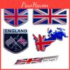 Brushed Aluminum British Flag Sticker For Car Motorcycle More