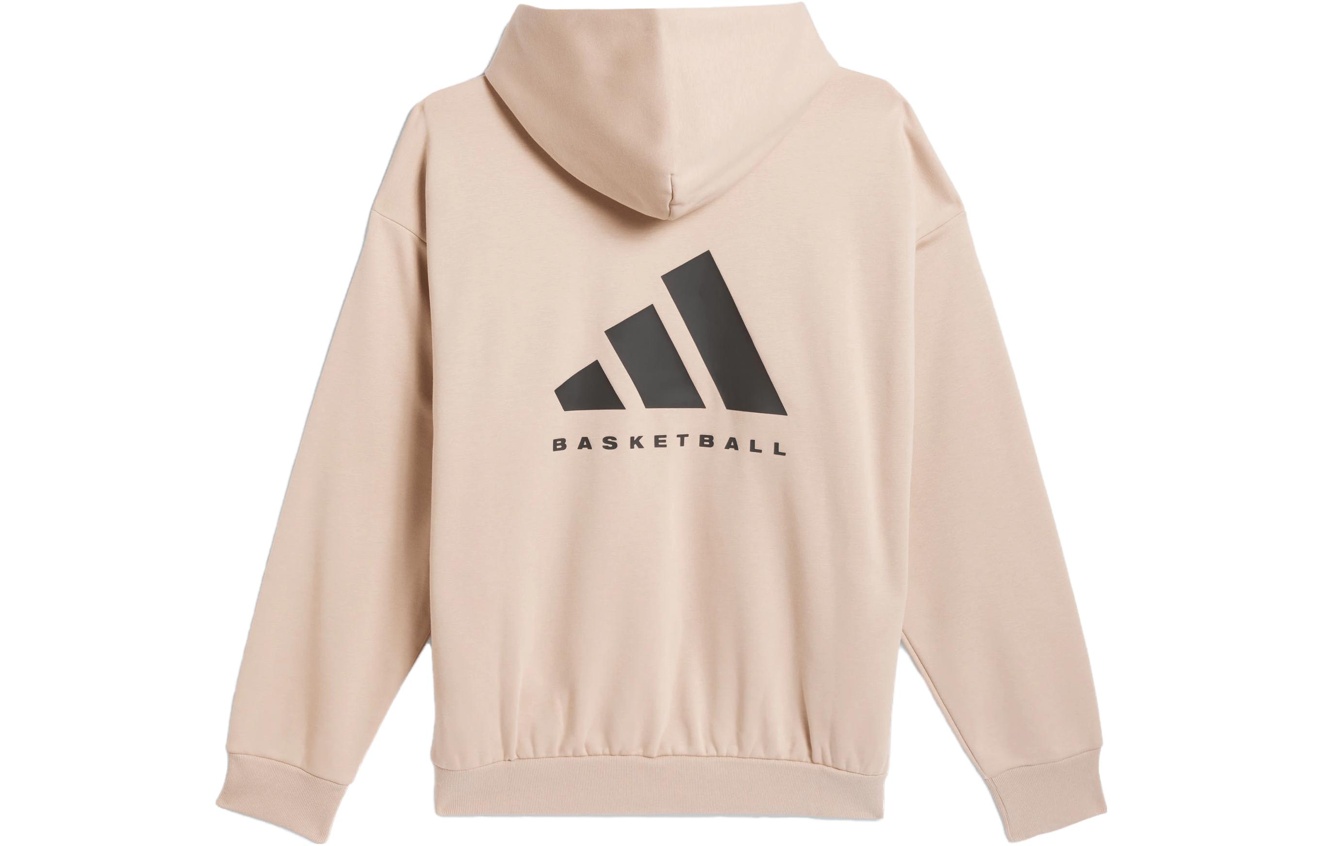 Adidas THE 2024 COLLECTION Sweatshirts Unisex Pearl Smoke Gray Hooded Moderate Regular IM8418 M