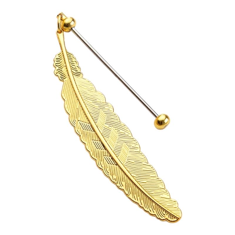 Beadable Feather Bookmarks Reading Gift for Book Lover Reader Gift