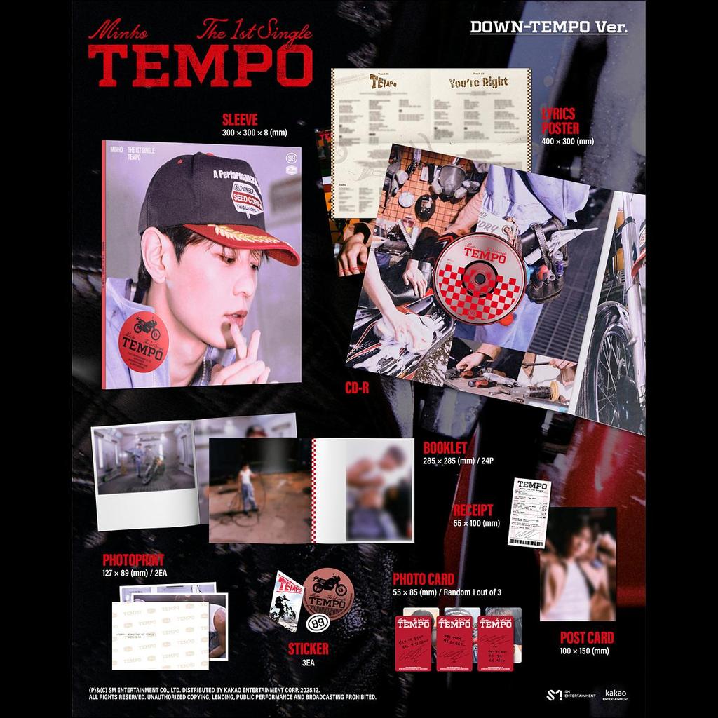 MINHO (SHINee) [TEMPO 1st Stingle Album + Free Gift