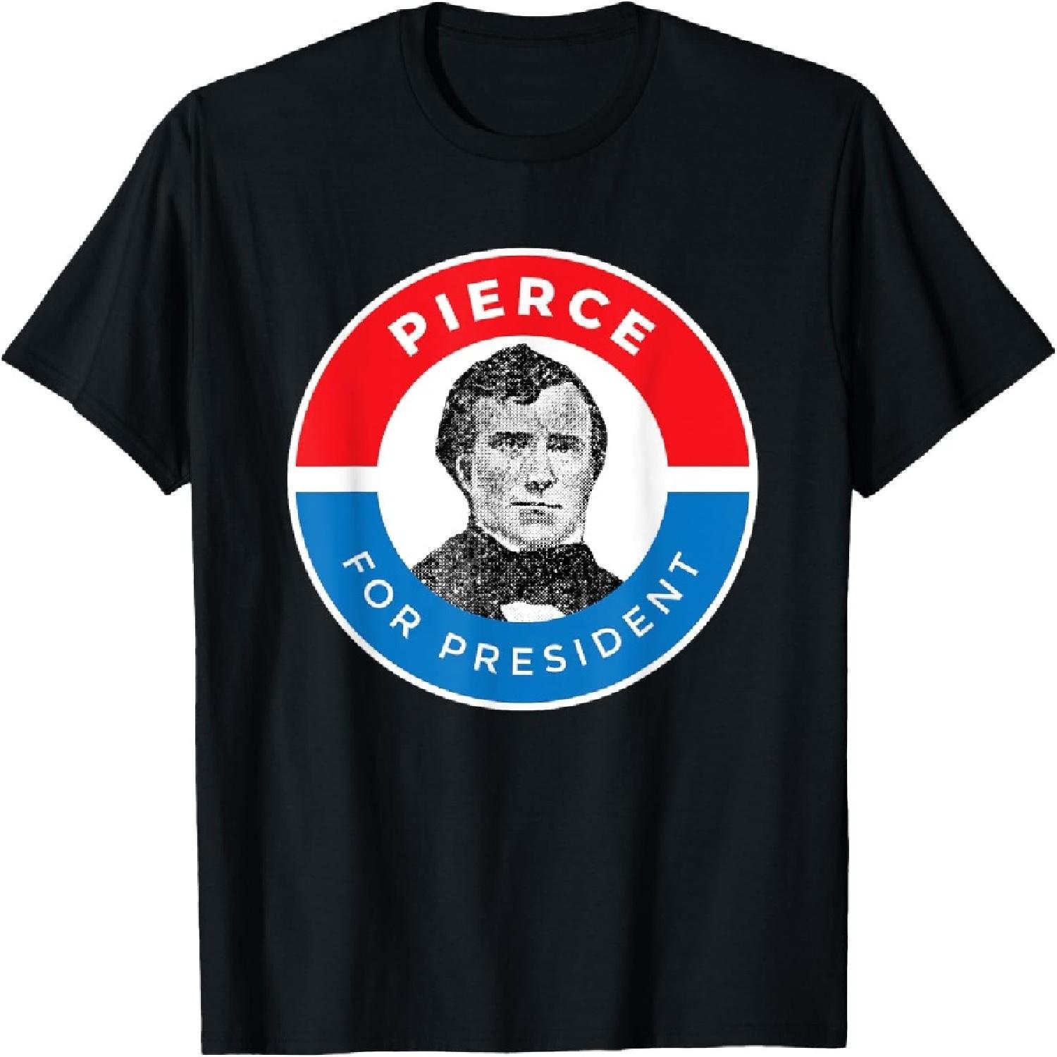 Franklin Pierce Shirt President Political Campaign T-Shirt S
