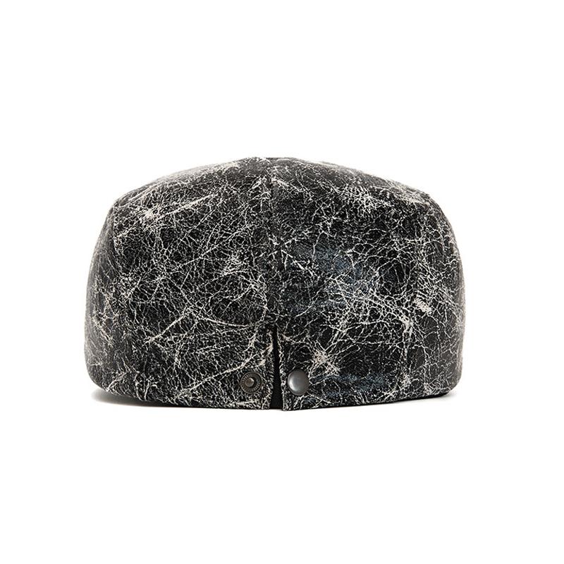 Adjustable Forward Cap Autumn Winter Men British Cap Retro Beret Warm Newsboy Cap
