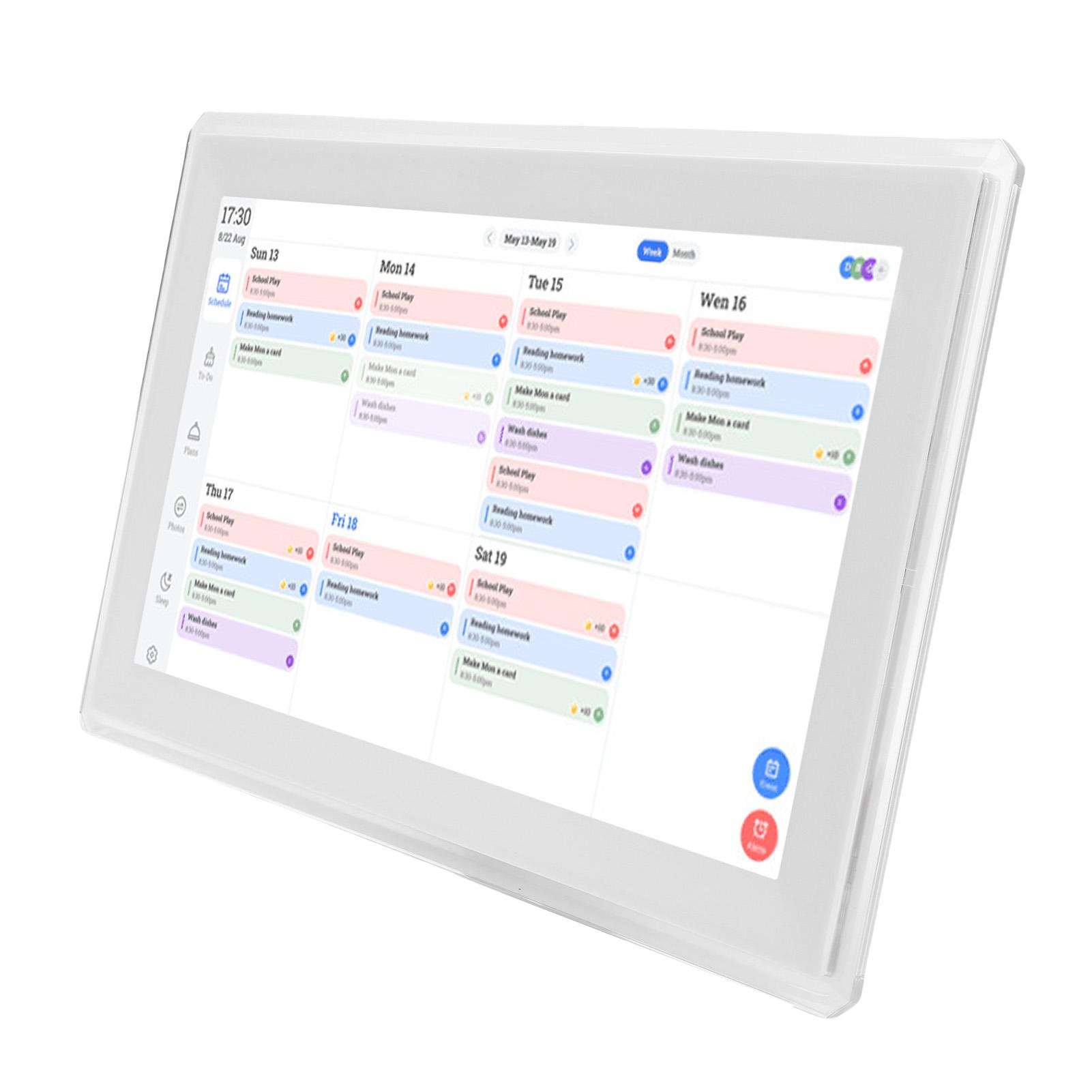 Calendario Digitale Smart WiFi da 15,6 Pollici Calendario Elettronico 2025 Display Interattivo HD 1920x80 Planner per Compiti Domestici per la Casa