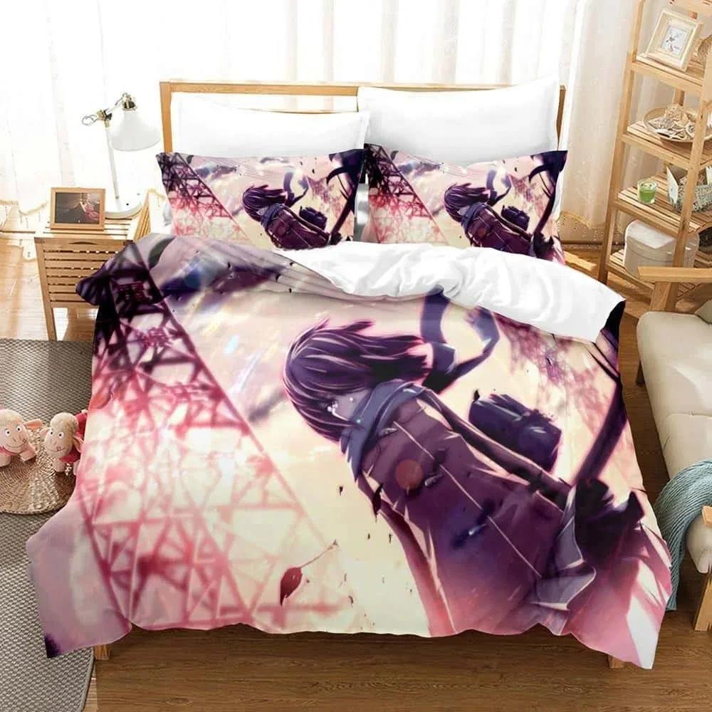 3D Print Anim Lilith Asami Trinity Seven Bedding Set Single Twin Full Queen King Size Bed Set Adult Kid Bedroom Duvet Cover Sets