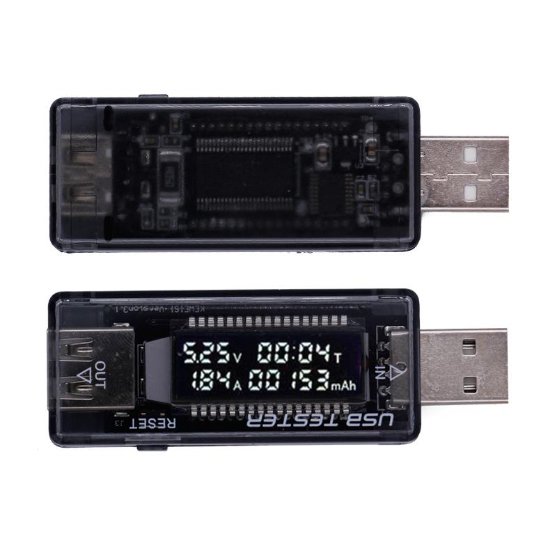 LCD Voltmeter USB QC2.0 Charger Capacity Current Detector Voltage Tester Meter voltimetro For Cell Phone Power Bank Tester