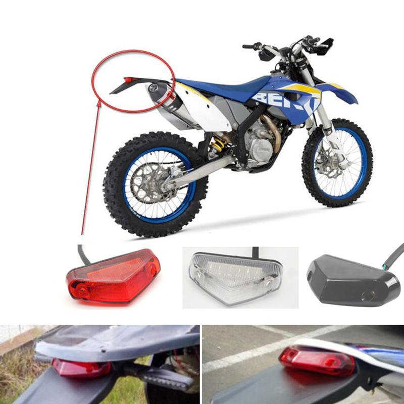 Universal Motorcycle Tail Light LED 12V Rear Lamp Taillight Motorbike Electric Bike Scooter Brake Stop Lights Moto Accessories
