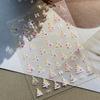 Xmas Tree Nail Stickers Embossed Nail Art Self-Adhesive Decals For Manicure Christmas Party Charm Nail Ornaments
