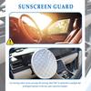 Car Steering Wheel Cover Sun Shade,Aluminum Film Car Wheel Cover for Thermal Insulation & Cooling,3-Layer Thickened Steeringwheel Covers Fits 15.75"