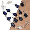 Necklace Bracelet Amethyst Set Jewelry Crystal Quartz Pendant Natural Stone