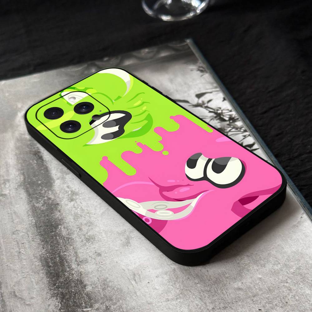 Game Splatoon 3 Phone Case Black Silicone Soft Shell For IPhone 17 16 15 14 13 12 11 Air Pro Max Plus Hot Sale