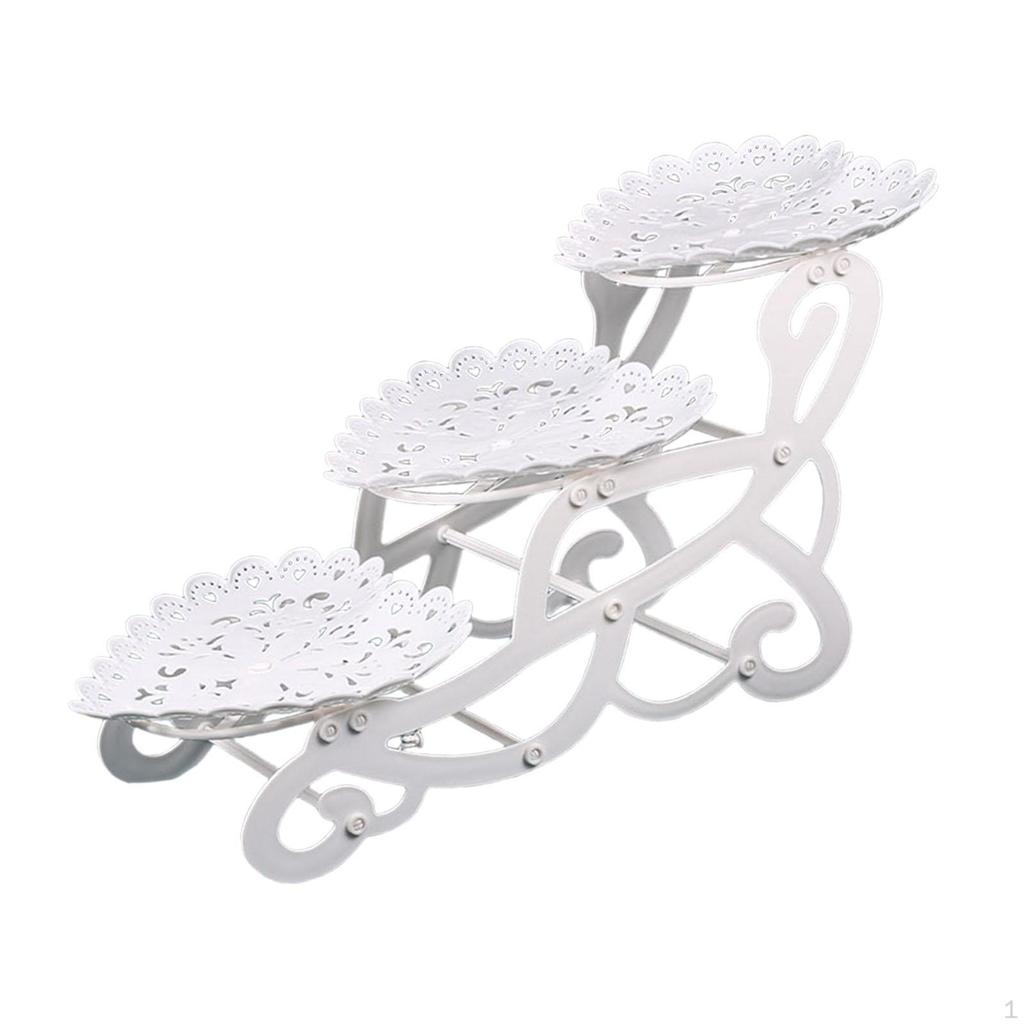 3 Tier Serving Stand Cupcake for Dessert Table Display Riser Party Events