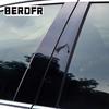 6PCS Polished Pillar Posts  For Jeep Compass 2007 2008 2009 2010 2011 2012 2013 2014 2015 Window Trim Cover