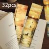 32pcs, Autumn Bookmarks, Suitable for Back-to-school Season, Christmas, Halloween, Teachers, Readers, and Birthdays.