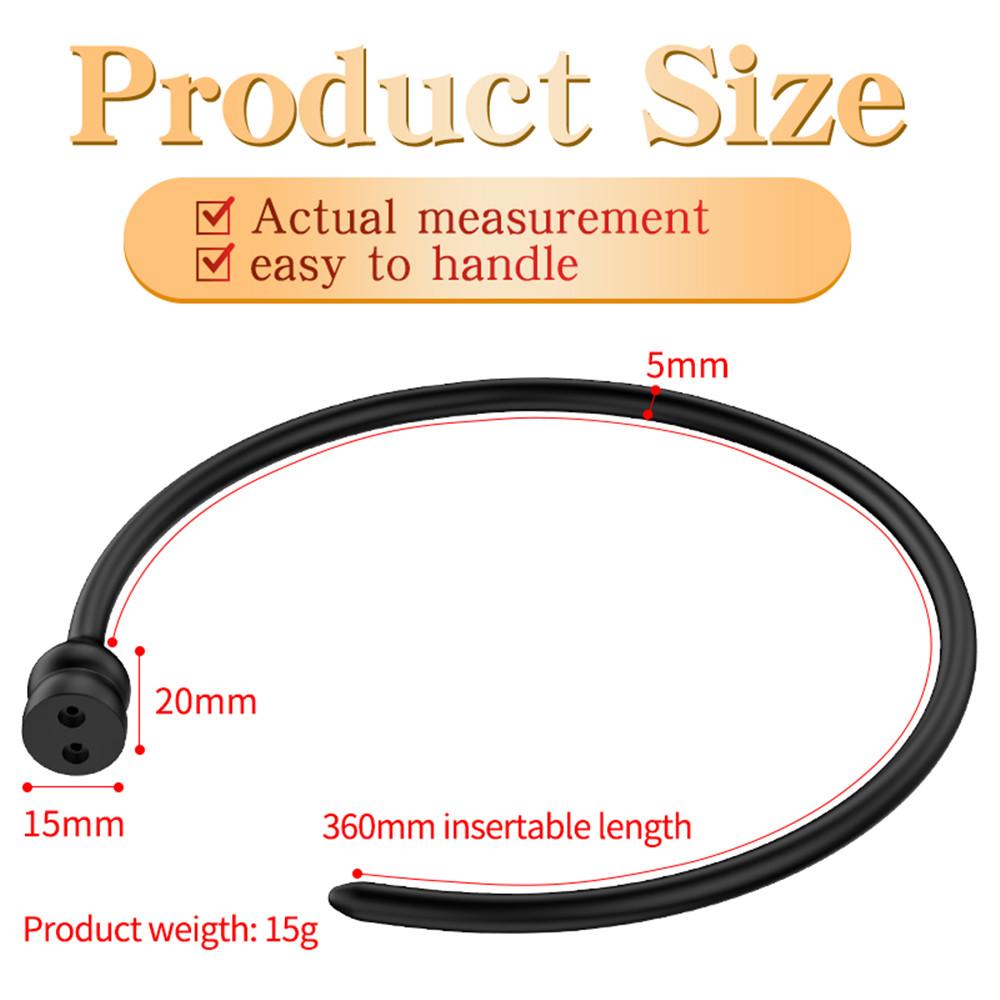 Electric Shock Urethral Penis Plug Dilator Stainless Steel Physical Therapy Bipolar Massager Electro Stimulate Sex Toy For Men