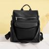 PU Backpack Women's Large Capacity Dual-Use Shoulder Bag Women's Outdoor Travel Backpack