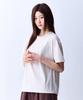CRUSHST Natural Speckle Round Neck T-Shirt Oatmeal