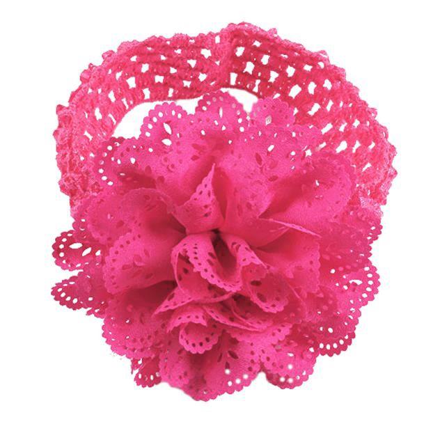Baby Kids Girls Lace Flower Hairband Headband Dress Up Head band