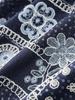 High-Quality French Retro Sequin Embroidered Denim Skirt Dress for Women