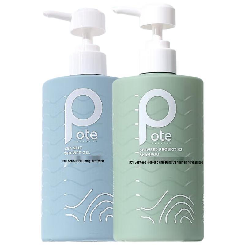 

Baitai Anti-Dandruff Sea Salt Shower Gel & Seaweed Shampoo Set