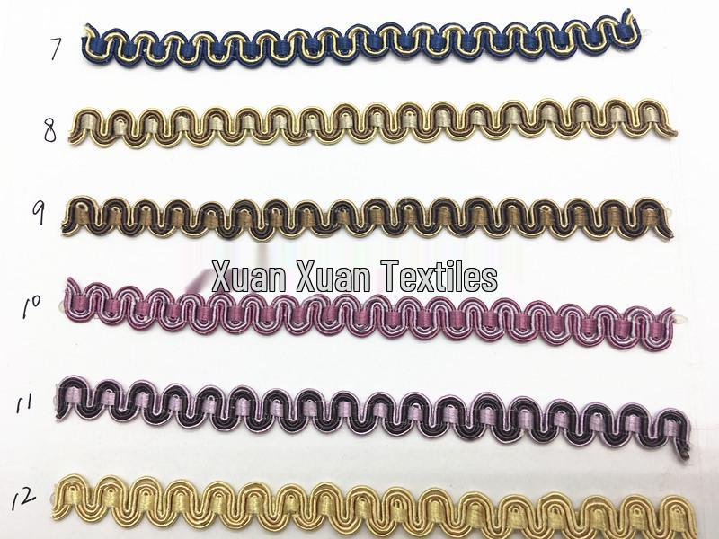 15m Passamaneria in Pizzo per Tende per Tessuti per la Casa - Piccola Decorazione per Bordi di Tende, Divani, Cuscini e Patchwork