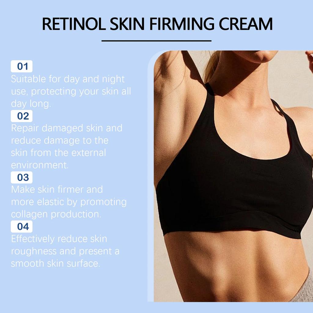 OUHOE Retinol Nawilżający krem, Ujędrniający ciało Wygładzający skórę Głęboko odżywiający, nawilżający i odmładzający skórę 100g