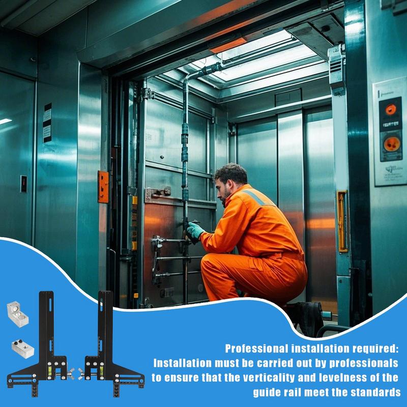 Elevator Guide Rails Stainless Steel Lift Marking Ruler Single Track Elevator Guide Rail Gauge School Board For Positioning