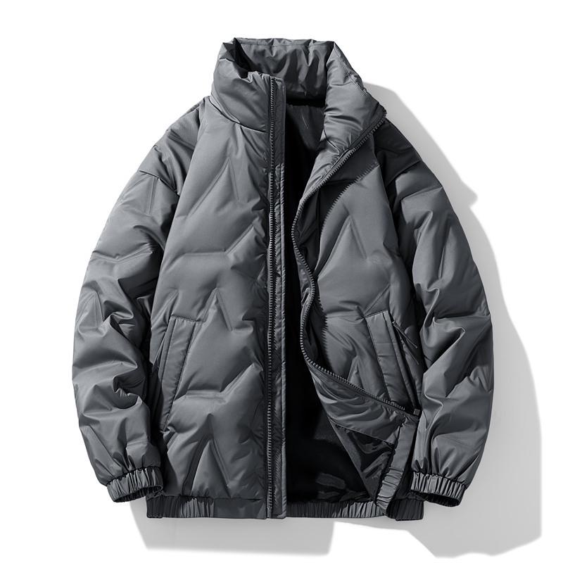 Veste d'hiver de travail pour homme - Duvet de canard blanc - Épaisse, Chaude et Coupe ample pour les grandes morphologies.