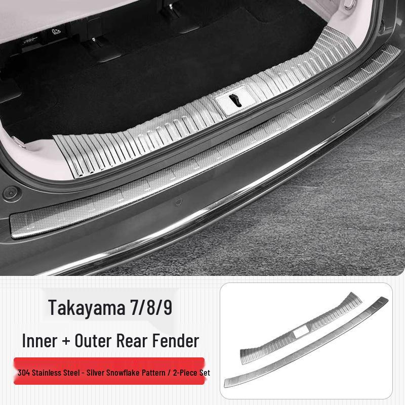 Stainless Steel Scuff Plate Welcome Pedal Protector for Wey Gaoshan 7/8/9