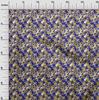 oneOone Cotton Flex Blue Fabric Abstracts Sewing Material Print Fabric By The Yard 40 Inch
