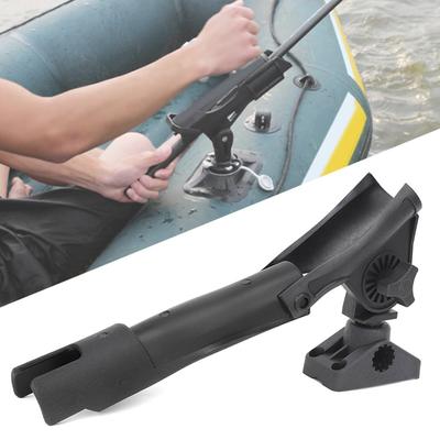 24.5*17.5cm Kayak Fishing Rod Holder 360 Degrees Adjustable Fishing Pole Holder  For Kayak