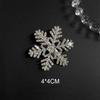 Sliver Color Snowflake Hair Clip Women Girls Sweet Bangs Side Clip Glitter Shiny Edge Hairpins Christmas Xms Headwear